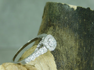 Diamond Engagement Ring With Matching Band
