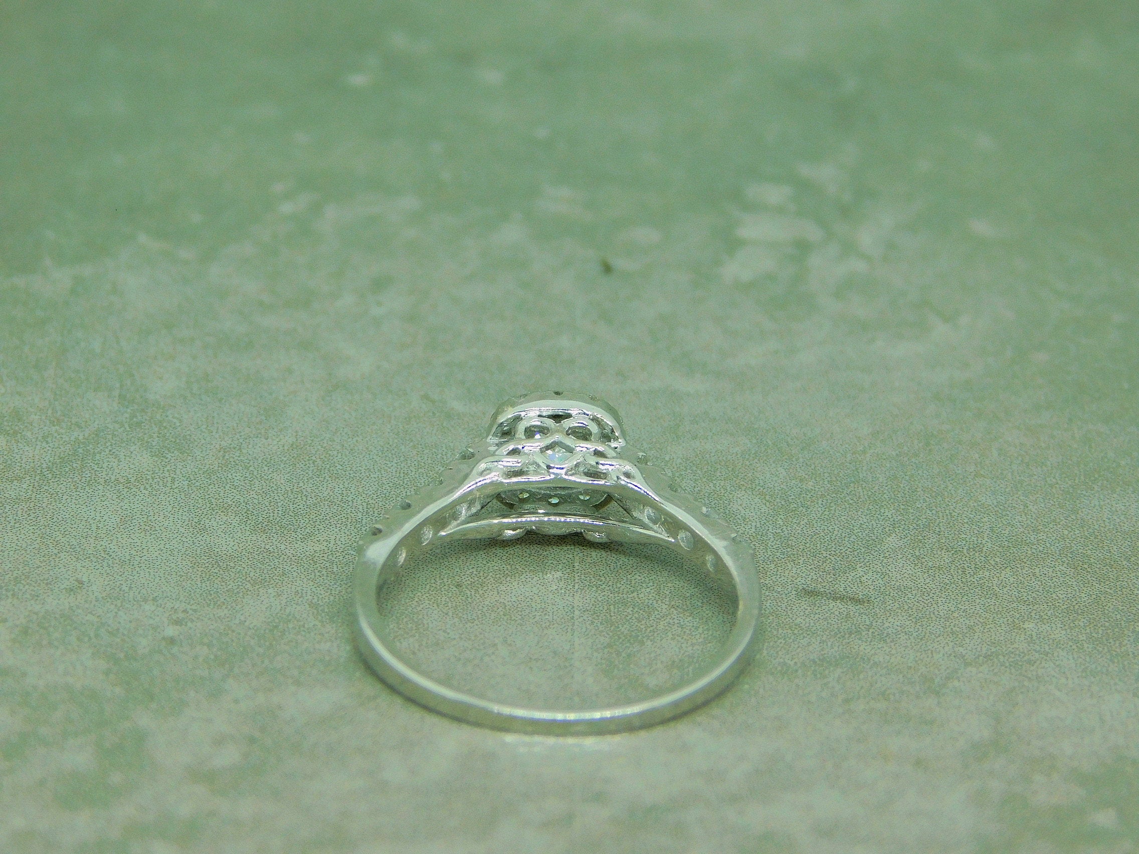 Diamond Engagement Ring With Matching Band