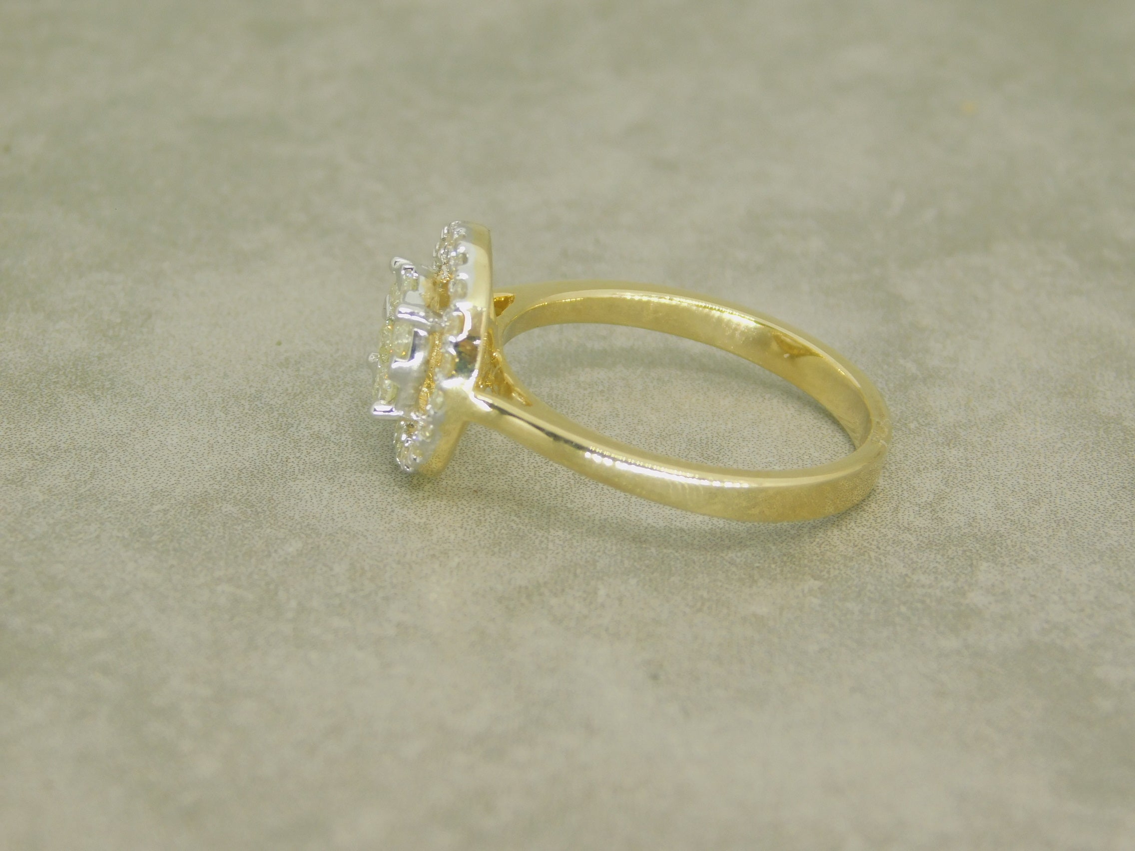 Ladies Diamond Cluster Ring