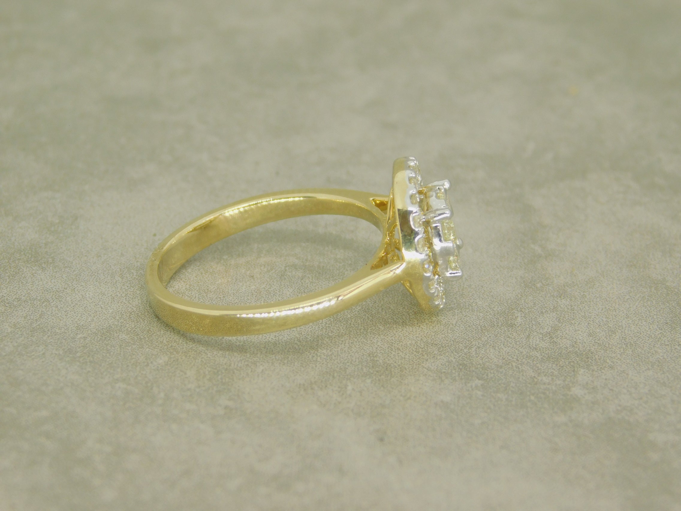 Ladies Diamond Cluster Ring