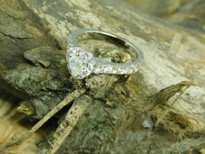 Ladies Heart shape Engagement Ring