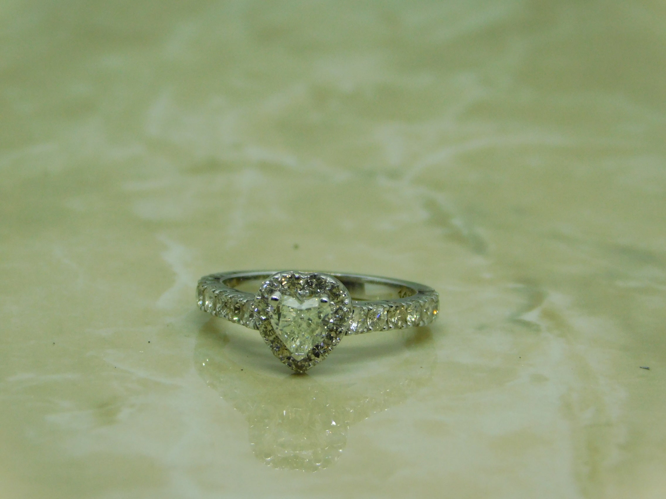 Ladies Heart shape Engagement Ring
