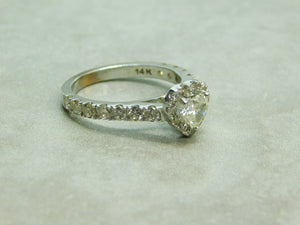 Ladies Heart shape Engagement Ring