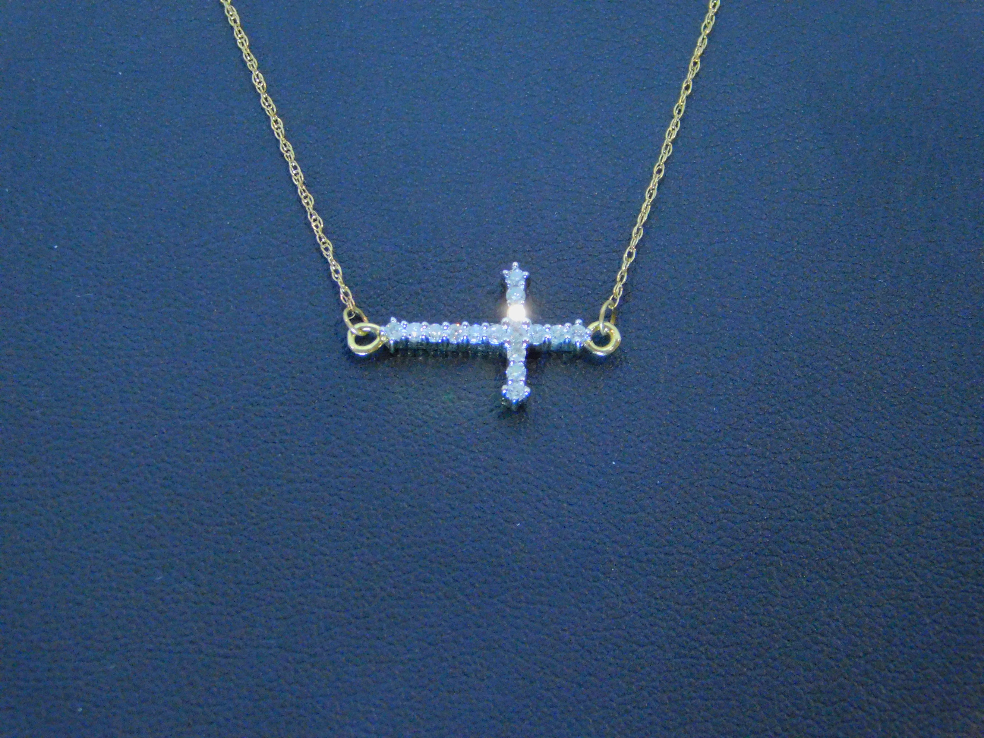Ladies Diamond Cross